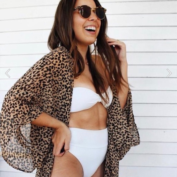 NEW [Aerie] white ribbed high cut bikini bottom 🤍 - Picture 11 of 14